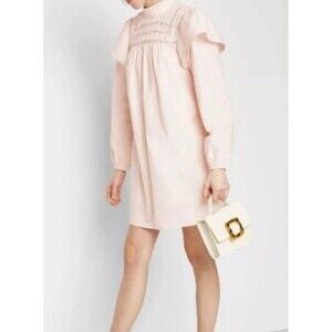 NWT Wild Fable poplin Victorian babydoll dress size XS cottagecore coquette